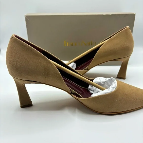 Franco Sarto Women's Tana Pointed Toe D'Orsay Mid Heel Pump Size 10 - Picture 3 of 15